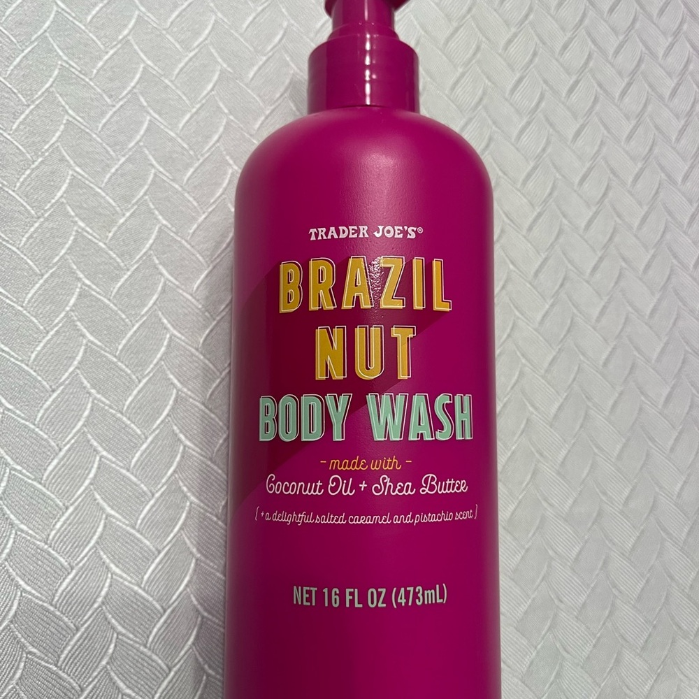 Trader Joe's Brazil Nut Body Wash - Vibrant Pink